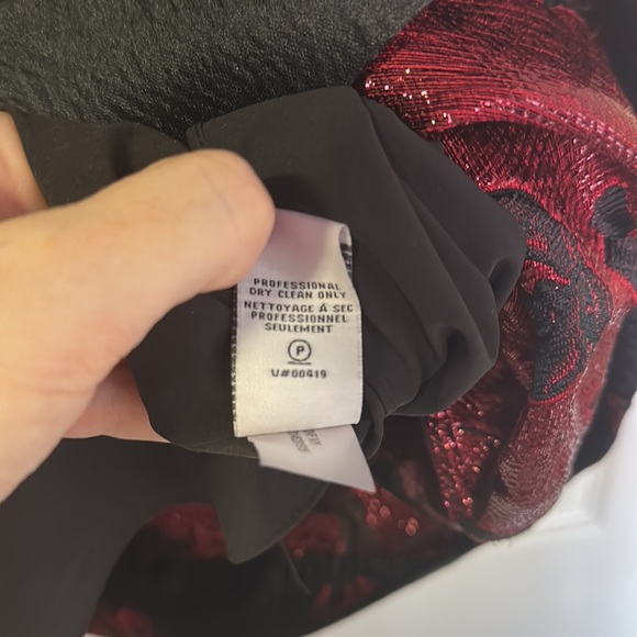 Diane von Furstenberg “Ivy” Dress with Metallic Brocade Skirt size 12 - Picture 8 of 8